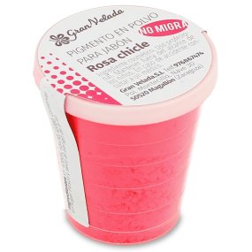 Pigment savon poudre de gomme rose