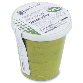 Pigment poudre savon vert olive