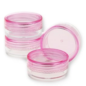 Boioes de 5 ml para amostras rosa