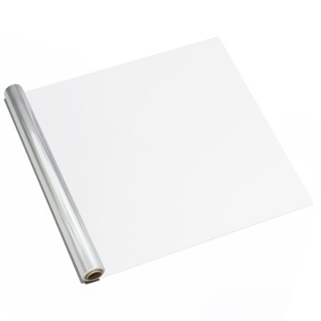 Rouleau de papier cellophane transparent