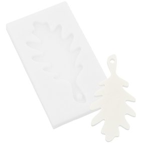 Molde hoja figura para colgar Molde hoja figura para colgar