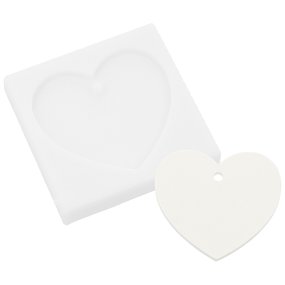 Molde corazon figura para colgar Molde corazon figura para colgar
