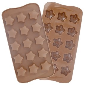 Molde para chocolate, Estrelinhas. Molde para chocolate, Estrelinhas.