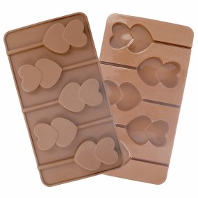 Molde para fazer piruletas, Dois Corações