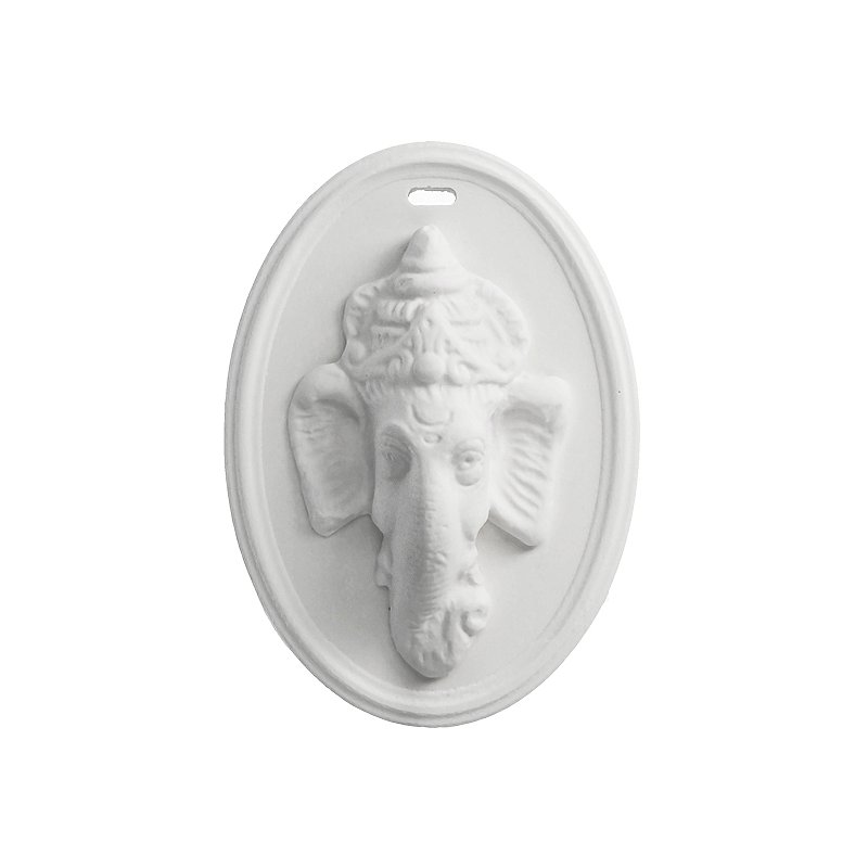 Molde para figuras de escaiola Medalha de Elefante da Sorte