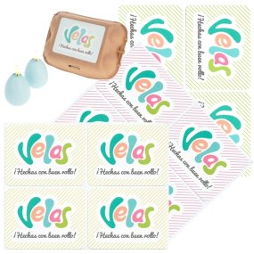 Adesivos velas feita com bom gosto