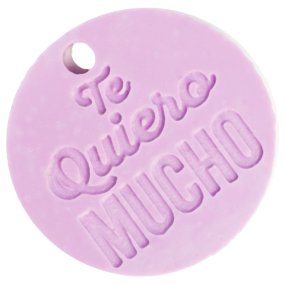 Molde para chaveiros adoro-te muito