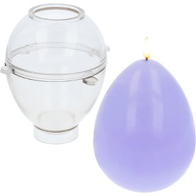 Molde vela ovo acrilico 7x9 cm Molde vela ovo acrilico 7x9 cm