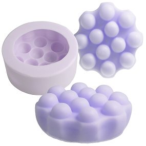 Moisissure pour faire du savon de massage rond anatomique