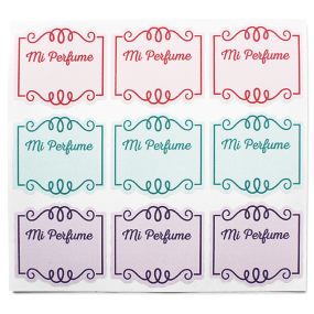 Pegatinas mi perfume Pegatinas mi perfume