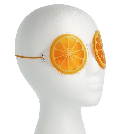 Antifaz gel frio naranjas