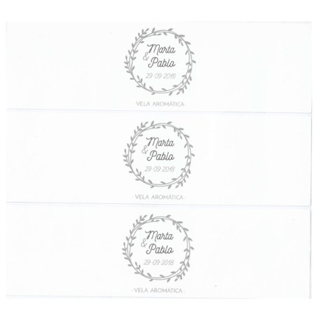 Pegatinas personalizadas corona negra