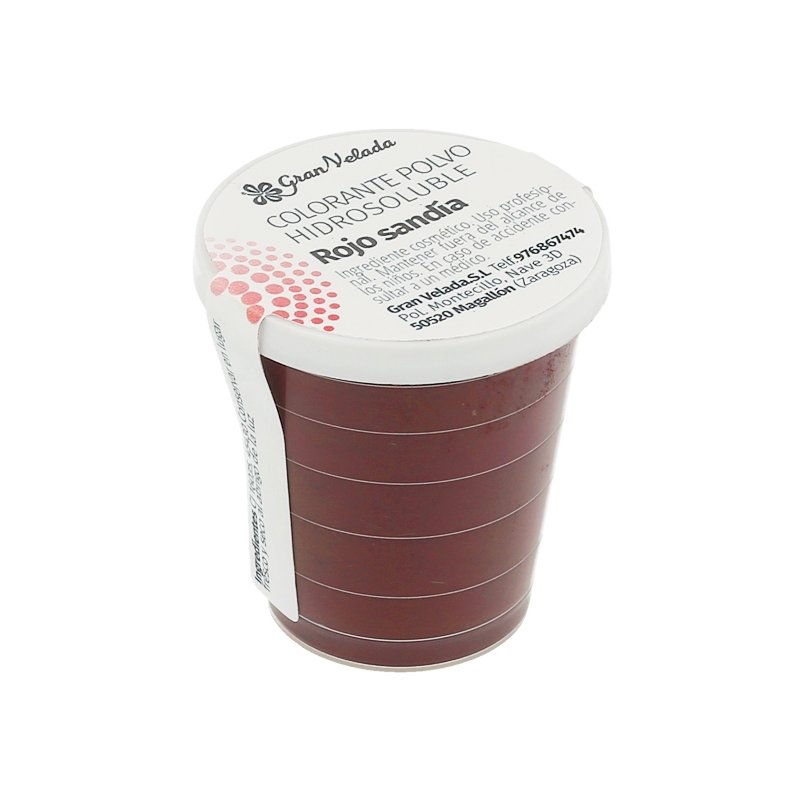 Colorant poudre hydrosoluble pasteque rouge