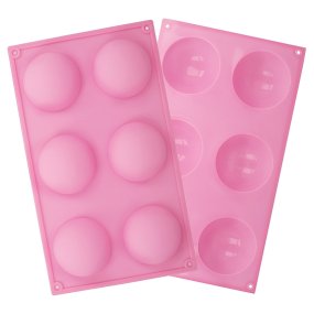 Moule 6 demi-sphères de 6,5 cm