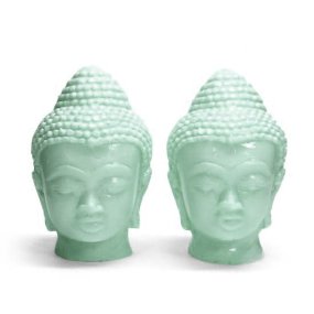 Molde dos cabezas de Buda gemelas medianas Molde dos cabezas de Buda gemelas medianas