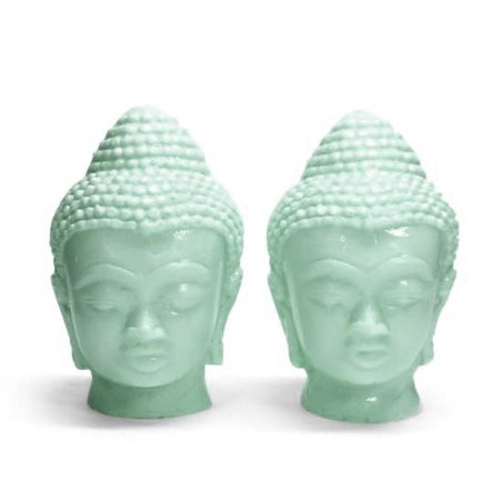 Mouler deux têtes de Bouddha jumelles moyennes - 1