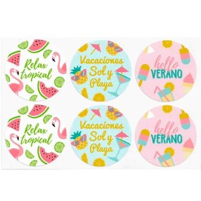 Pegatinas hello summer Pegatinas hello summer