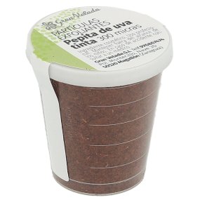 Particulas esfoliantes semente de uva tinta 300 microns