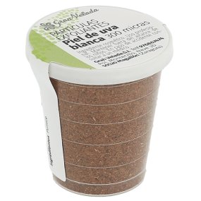 Particulas exfoliantes de piel de uva 250 micras