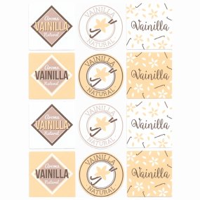 Autocollants vanille passion Autocollants vanille passion