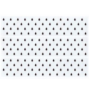 Autocollants de graines de pastèque pour bougies