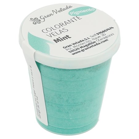 Coloriage pour bougies mint pigment