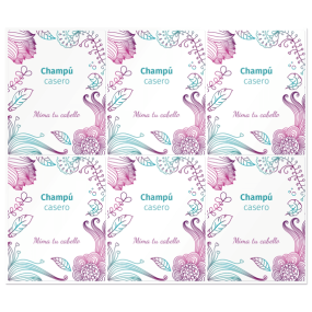 Autocollants de shampooing faits maison Autocollants de shampooing faits maison
