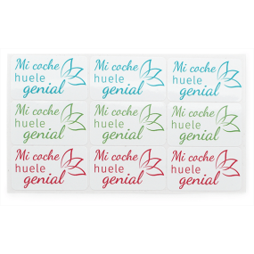 Autocollants ma voiture sent bon