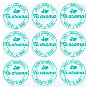 Pegatinas saco aromatico para personalizar Pegatinas saco aromatico para personalizar