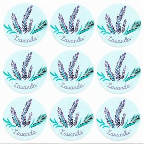 Autocollants passion lavande Autocollants passion lavande