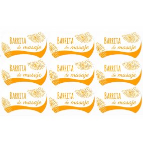 Autocollants de barres de massage