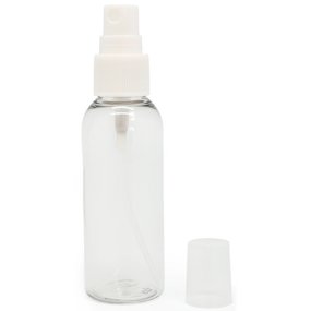 Botella 50 ml PET alta pulverizador blanco por mayor Botella 50 ml PET alta pulverizador blanco por mayor