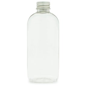 Botella 75 ml PET ovalada tapon de aluminio por mayor Botella 75 ml PET ovalada tapon de aluminio por mayor