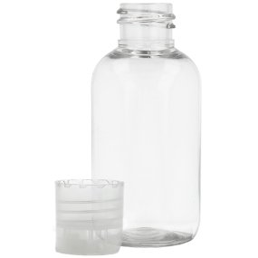 Botella 55 ml PET boston tapon dis-top por mayor