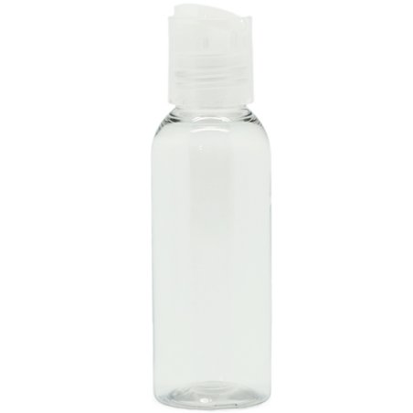 Bouteille longue PET 50 ml bouchon dis-top en gros