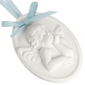 Molde ceramica perfumada medalha anjo Molde ceramica perfumada medalha anjo