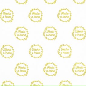 Papel encerado estampado hecho a mano Papel encerado estampado hecho a mano