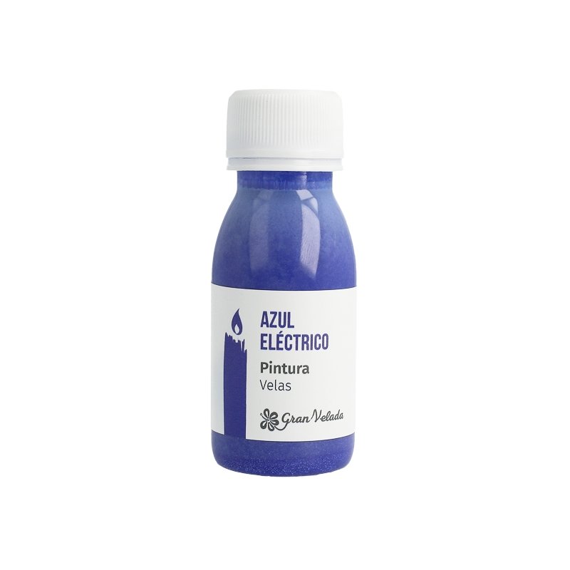 Pintura para velas azul eletrico