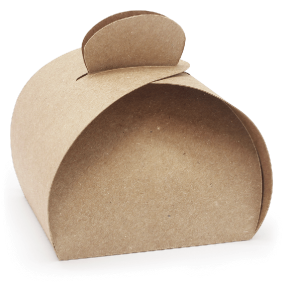 Boîte kraft de style pâtisserie