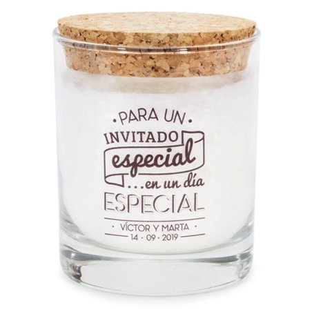 Velas personalizadas para bodas