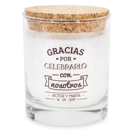 Velas personalizadas gracias x venir