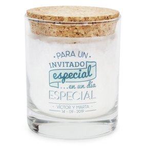 Velas personalizadas para casamentos