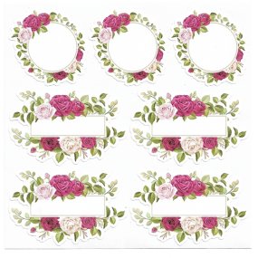 Pegatinas para escribir red roses Pegatinas para escribir red roses