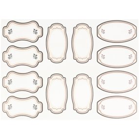 Autocollants vintage à écrire sur le dessus Autocollants vintage à écrire sur le dessus