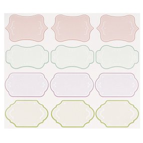 Autocollants colorés à écrire sur le dessus Autocollants colorés à écrire sur le dessus