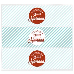 Joyeux Noël autocollants verts