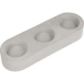 Molde suporte para velas de cimento 3 velinhas
