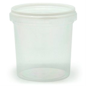 Pot en polypropylène de 155 ml avec couvercle d’étanchéité