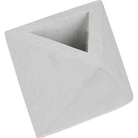 Molde portavelas triangular