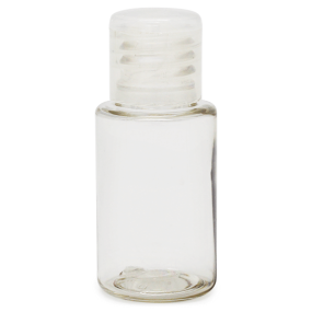 Botella 20 ml PET con tapon bisagra Botella 20 ml PET con tapon bisagra